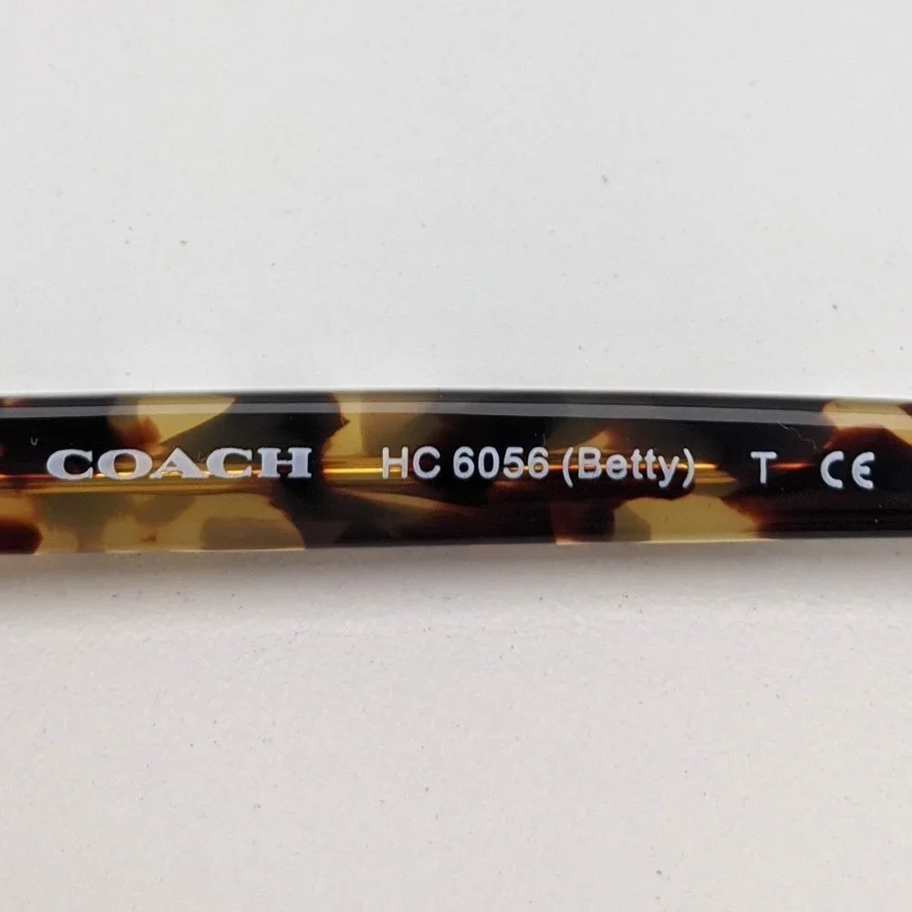 Coach Tortoiseshell Round Optical Glasses - Brown/Black